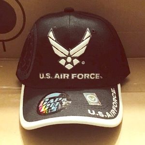 U.S. Air Force USAF Wings Navy Embroidered Cap.